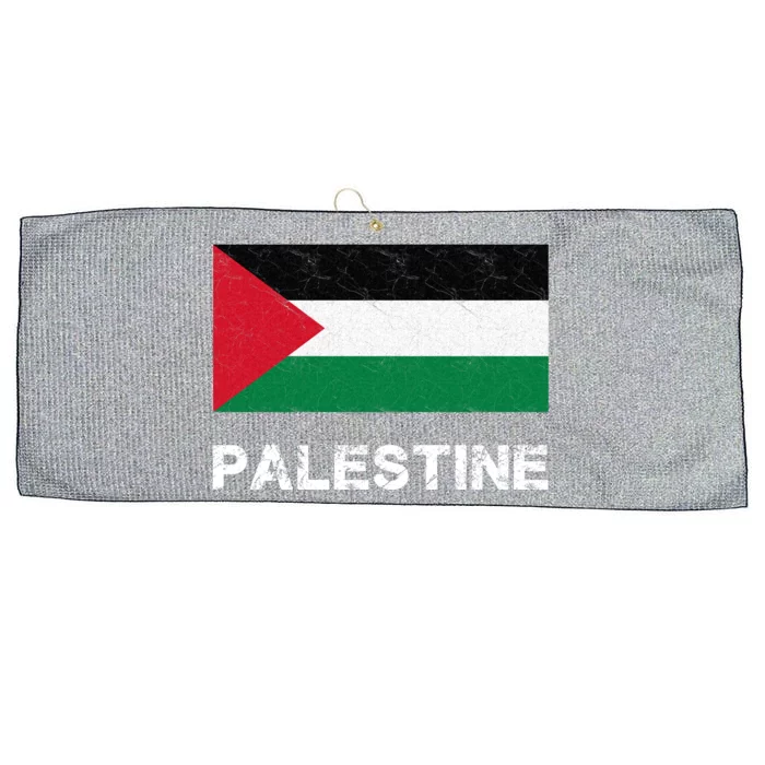 Palestine Flag Large Microfiber Waffle Golf Towel