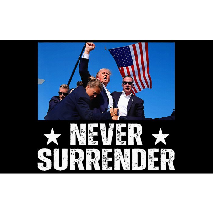 Pray For President Trump Never Surrender God Bless Trump Bumper Sticker