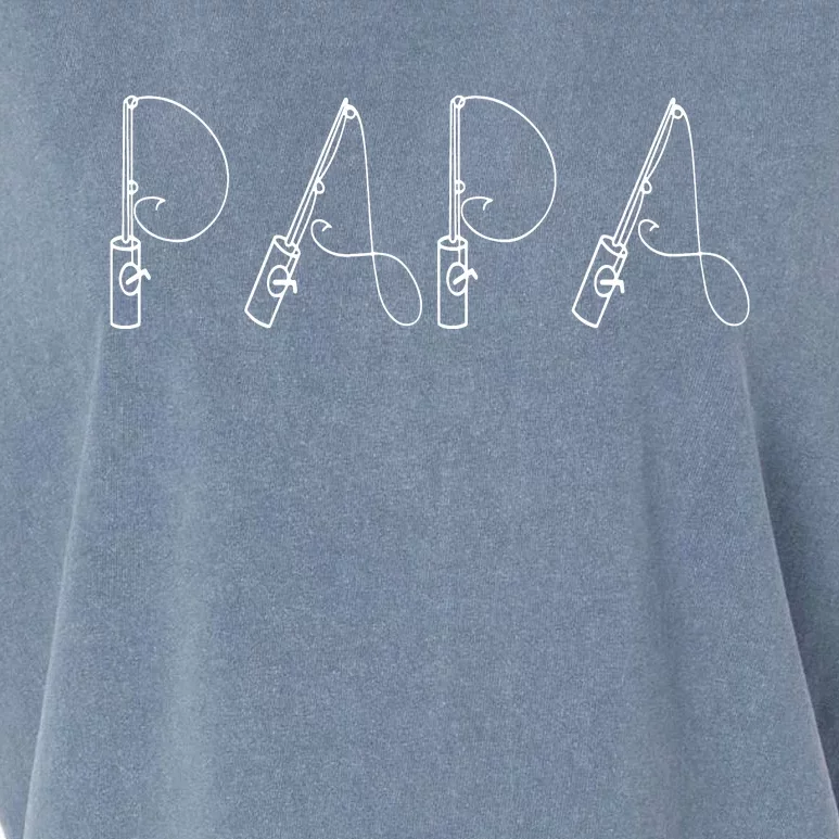 Papa Fishing Garment-Dyed Women's Muscle Tee