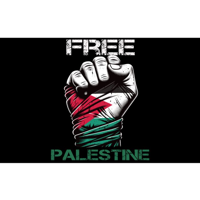 Palestine Free Palestine In Arabic Free Gaza Palestine Flag Design Bumper Sticker