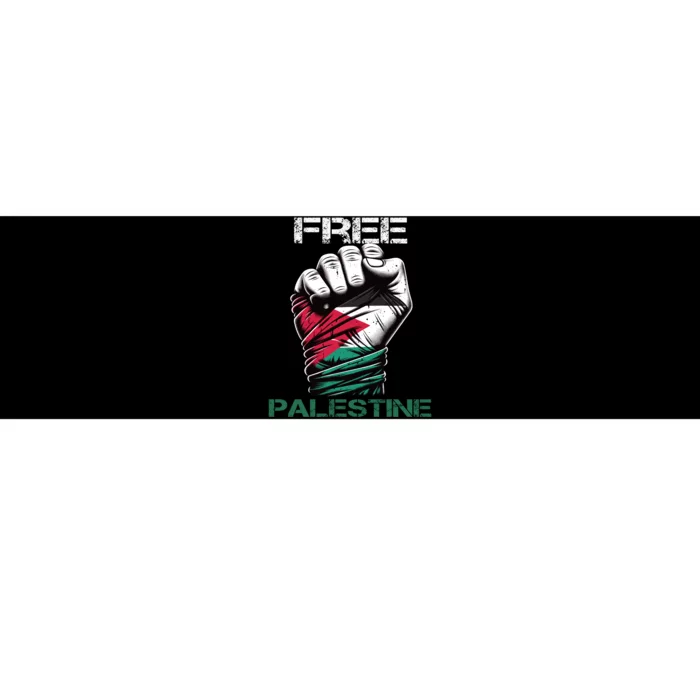 Palestine Free Palestine In Arabic Free Gaza Palestine Flag Design Bumper Sticker