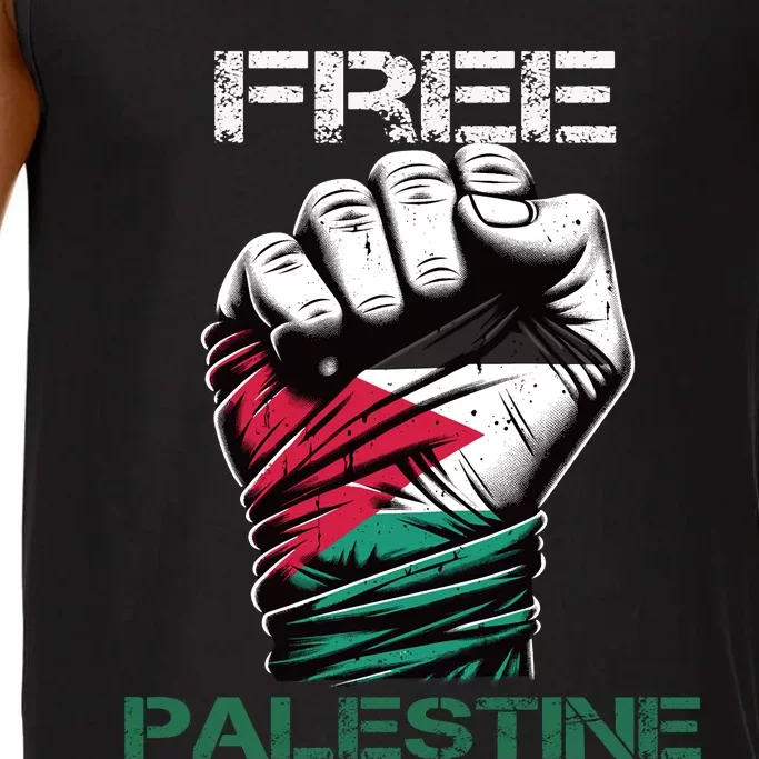 Palestine Free Palestine In Arabic Free Gaza Palestine Flag Design Comfort Colors® Tank Top