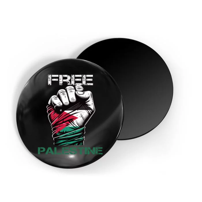 Palestine Free Palestine In Arabic Free Gaza Palestine Flag Design Magnet