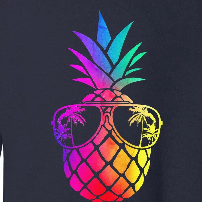 Pineapple Funny Pineapple Hawaii Summer Pineapple Toddler Sweatshirt