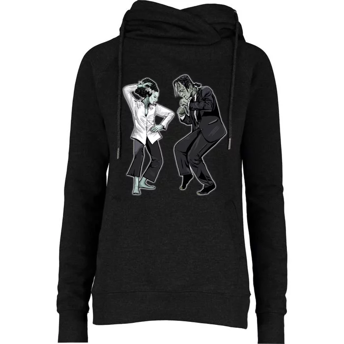 Pulp Frankenstein Womens Funnel Neck Pullover Hood