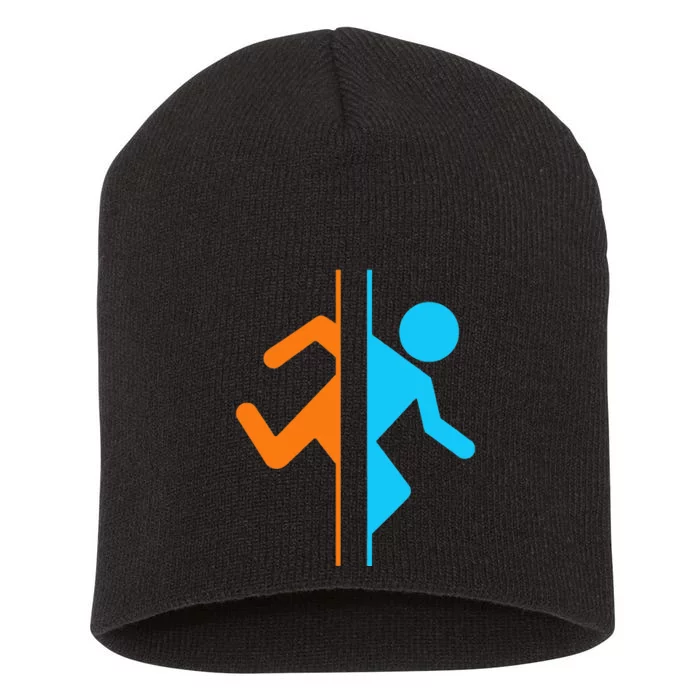 Portal Funny Short Acrylic Beanie