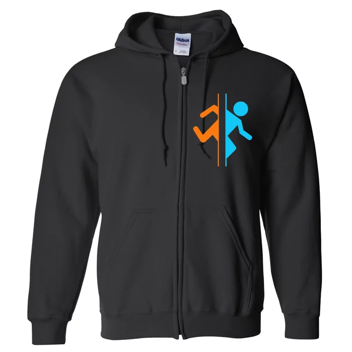 Portal Funny Full Zip Hoodie