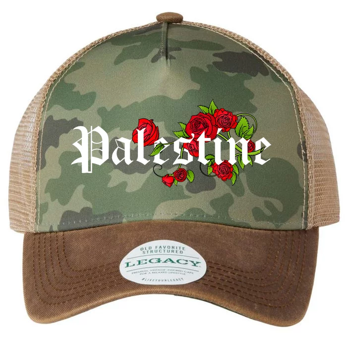 Palestine Free Palestine Free Gaza Palestine Flag Arabic Legacy Tie Dye Trucker Hat