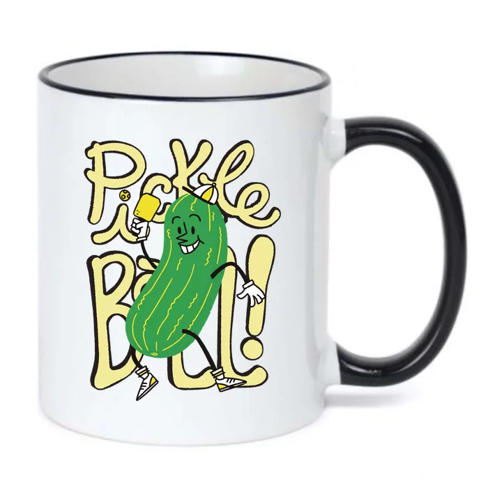 Pickleball Funny Pickle Sport Black Color Changing Mug