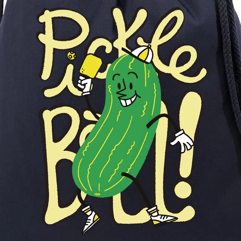 Pickleball Funny Pickle Sport Drawstring Bag