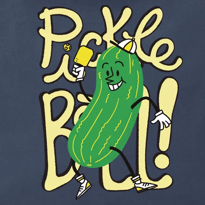 Pickleball Funny Pickle Sport Zip Tote Bag