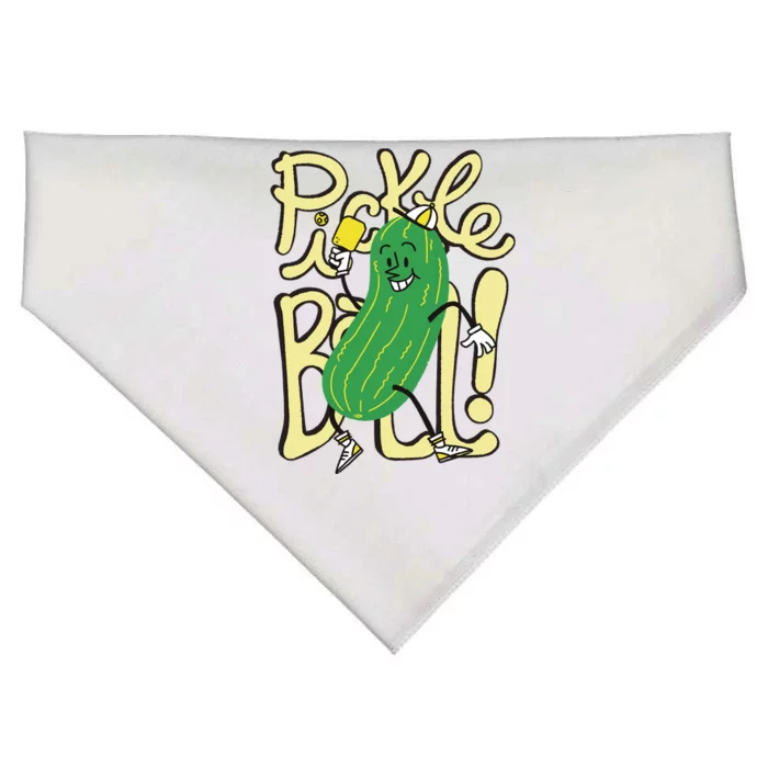 Pickleball Funny Pickle Sport USA-Made Doggie Bandana