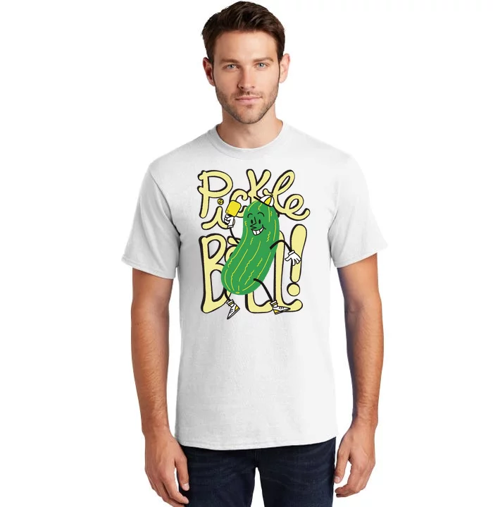 Pickleball Funny Pickle Sport Tall T-Shirt