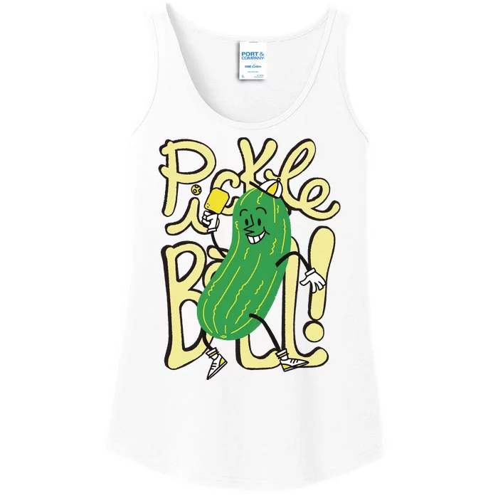 Pickleball Funny Pickle Sport Ladies Essential Tank