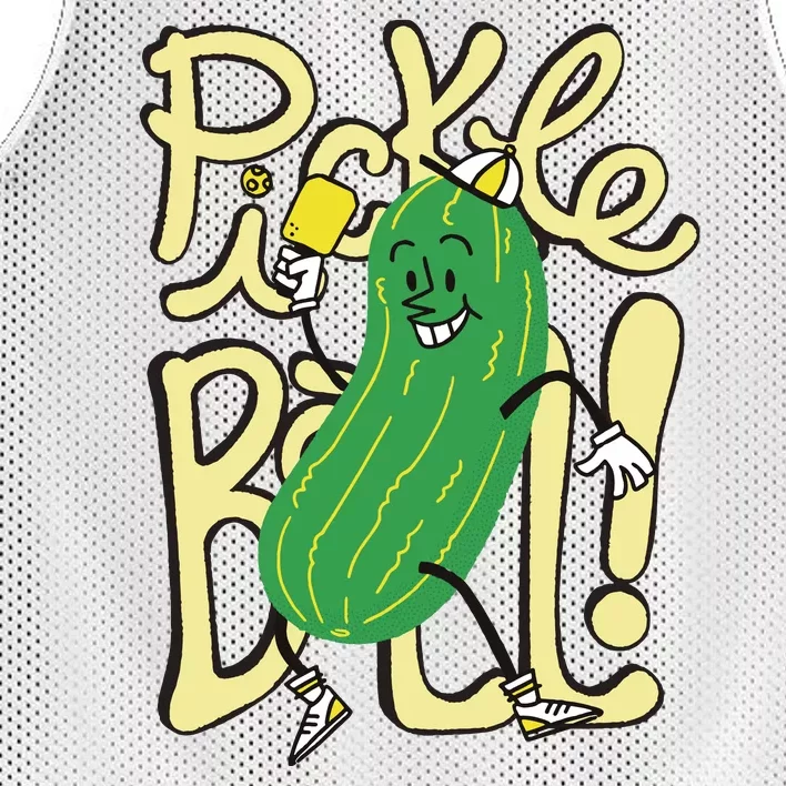 Pickleball Funny Pickle Sport Mesh Reversible Basketball Jersey Tank