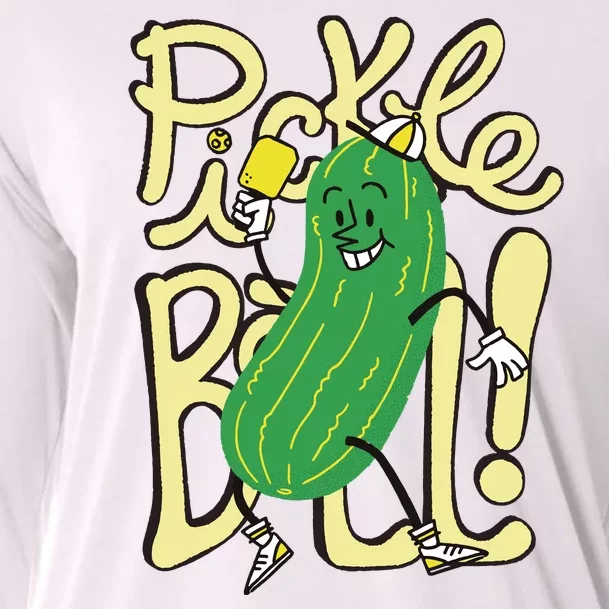 Pickleball Funny Pickle Sport Cooling Performance Long Sleeve Crew