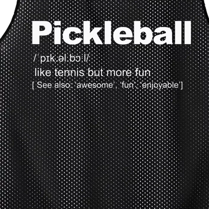 Pickleball Funny Pickleball Grammy Definition Mother's Day Mesh Reversible Basketball Jersey Tank