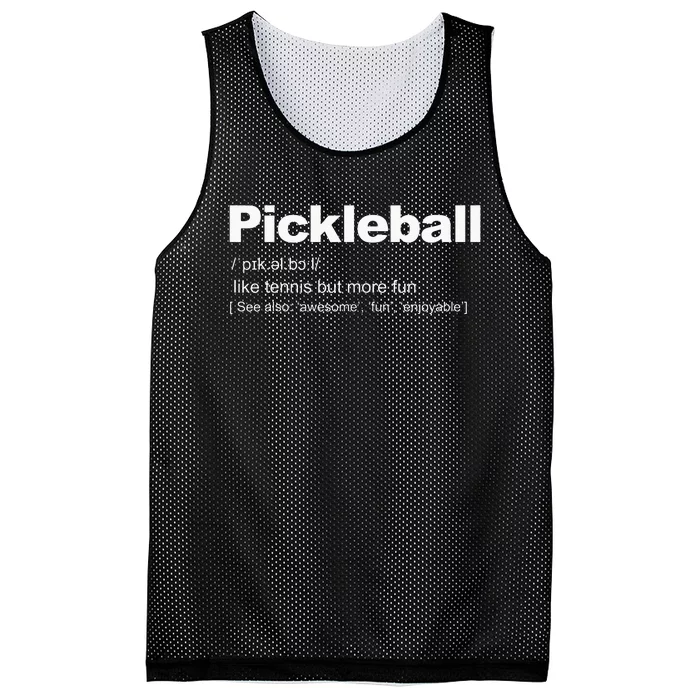 Pickleball Funny Pickleball Grammy Definition Mother's Day Mesh Reversible Basketball Jersey Tank