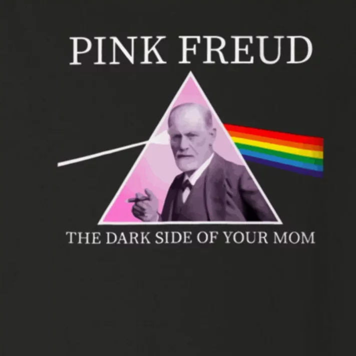 Psychology Freud Pink Dark Side Of The Mom Freudia Toddler Long Sleeve Shirt