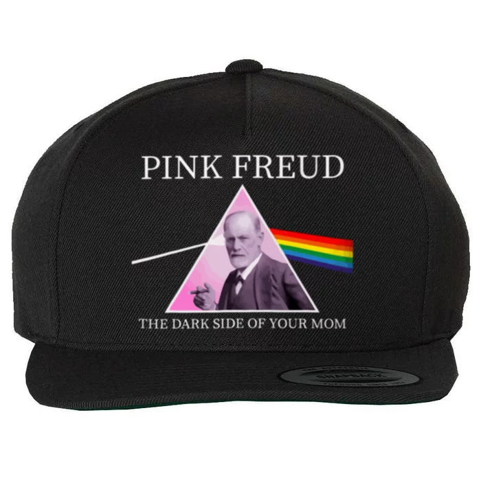 Psychology Freud Pink Dark Side Of The Mom Freudia Wool Snapback Cap