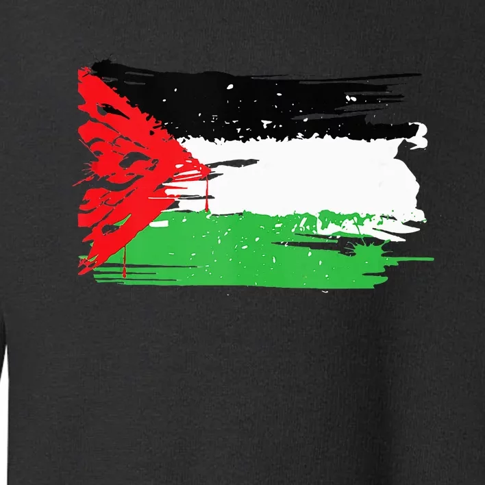 Palestine Flag Toddler Sweatshirt