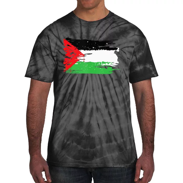 Palestine Flag Tie-Dye T-Shirt