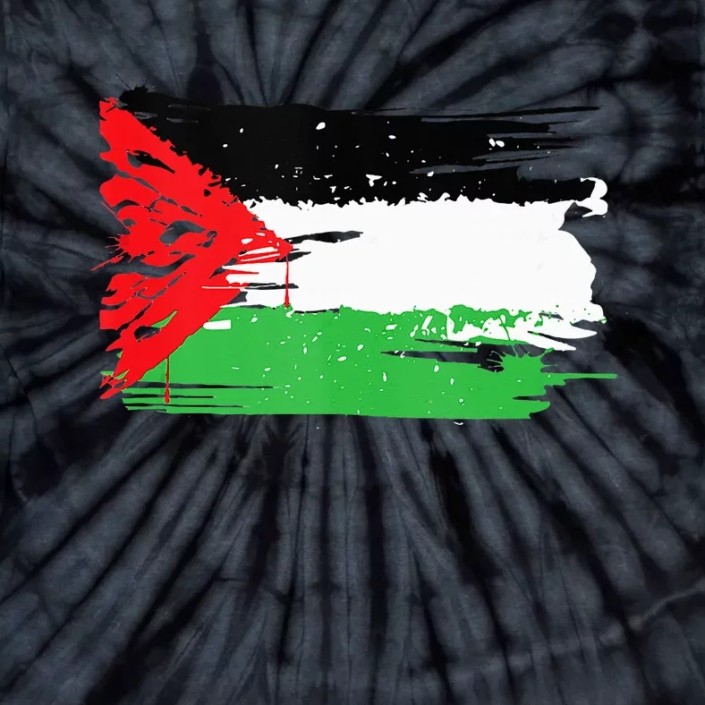 Palestine Flag Tie-Dye T-Shirt