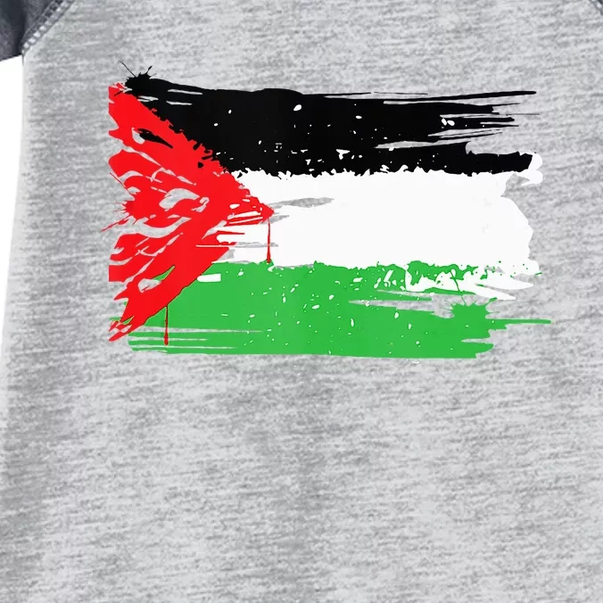 Palestine Flag Infant Baby Jersey Bodysuit