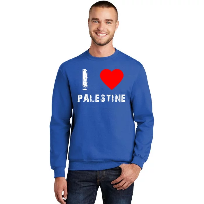 Palestina Free Palestine Gaza Palestinian Funny Gift Tall Sweatshirt