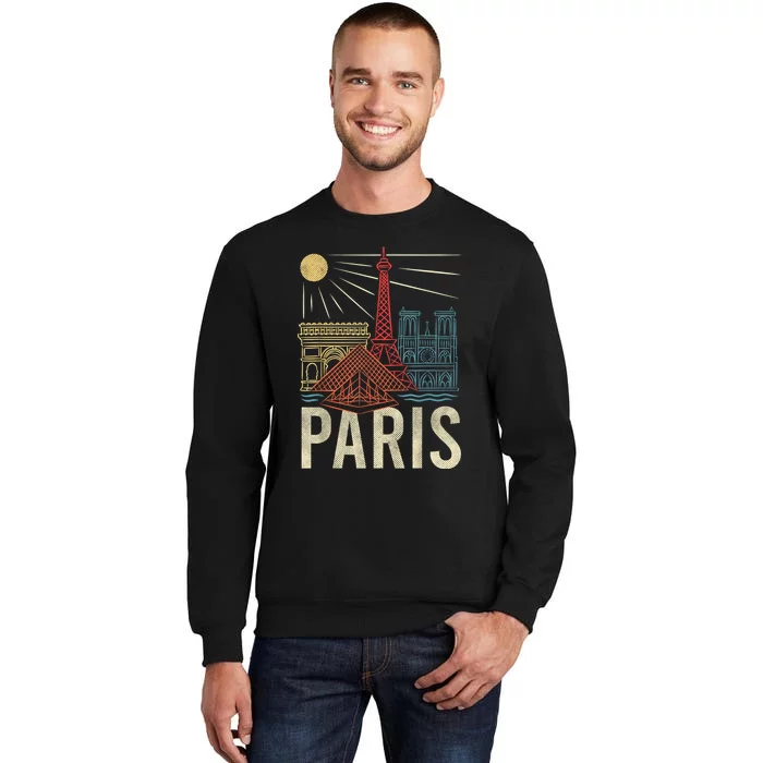 Paris France Paris Vacation Eiffel Tower Paris Souvenir Sweatshirt