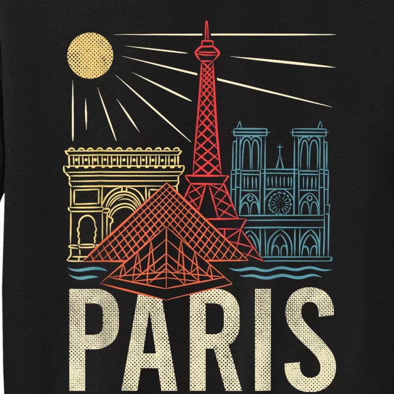 Paris France Paris Vacation Eiffel Tower Paris Souvenir Sweatshirt