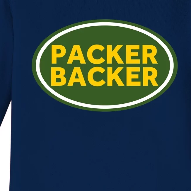 Packer Football Baby Long Sleeve Bodysuit