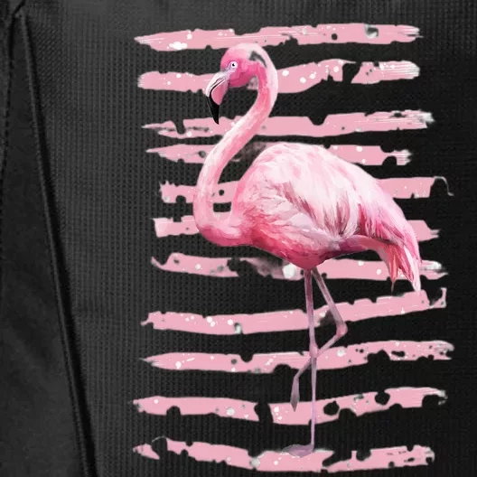 Pink Flamingo City Backpack