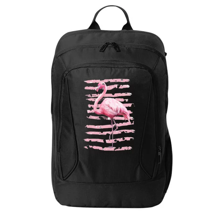 Pink Flamingo City Backpack