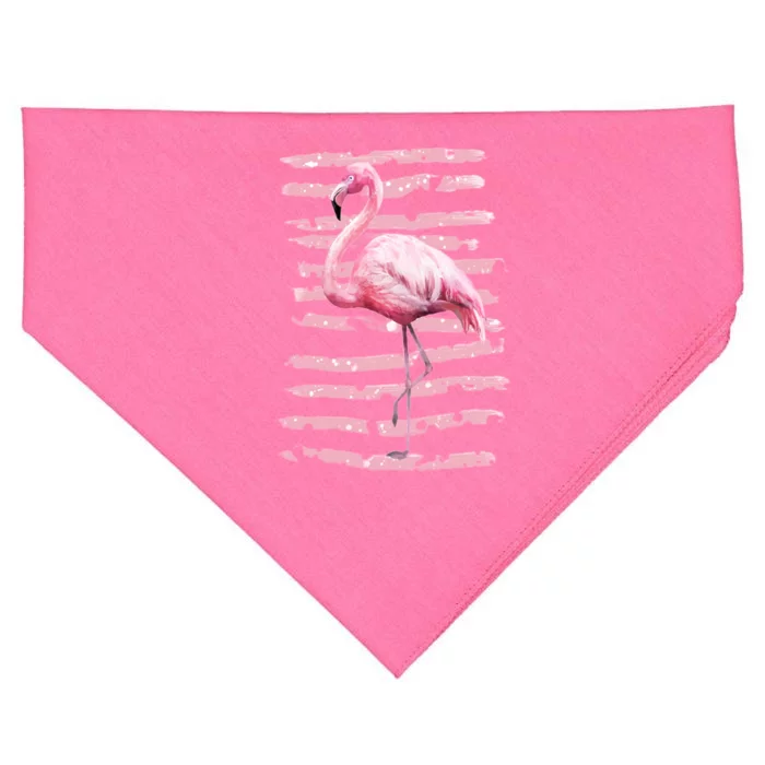 Pink Flamingo USA-Made Doggie Bandana