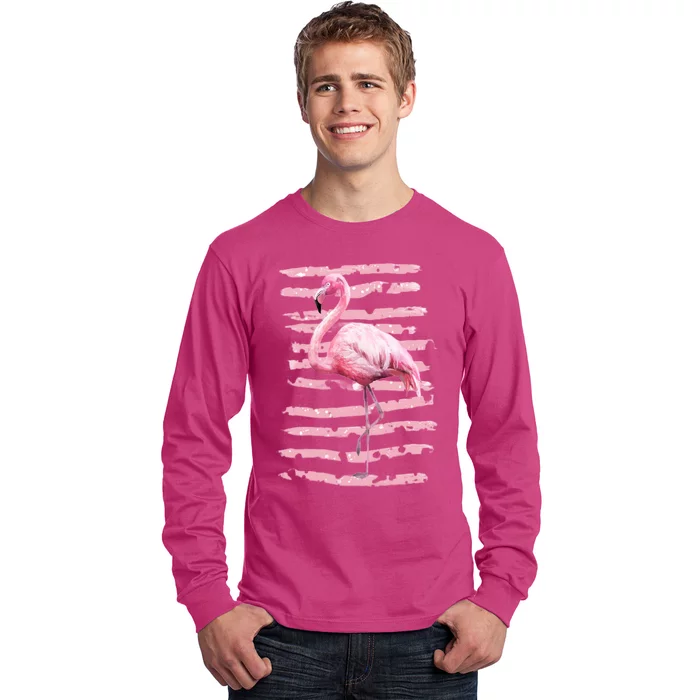 Pink Flamingo Long Sleeve Shirt