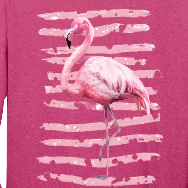 Pink Flamingo Long Sleeve Shirt