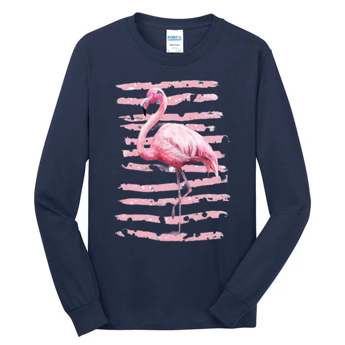 Pink Flamingo Tall Long Sleeve T-Shirt