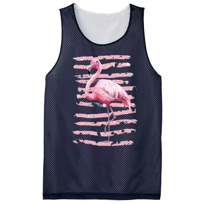 Pink Flamingo Mesh Reversible Basketball Jersey Tank