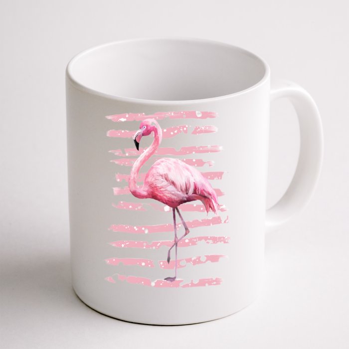 Pink Flamingo Front & Back Coffee Mug