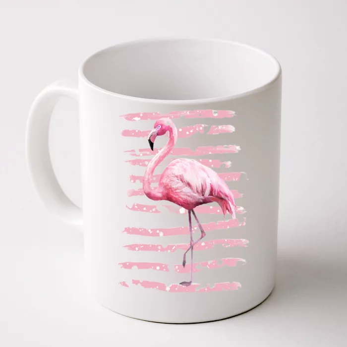 Pink Flamingo Front & Back Coffee Mug