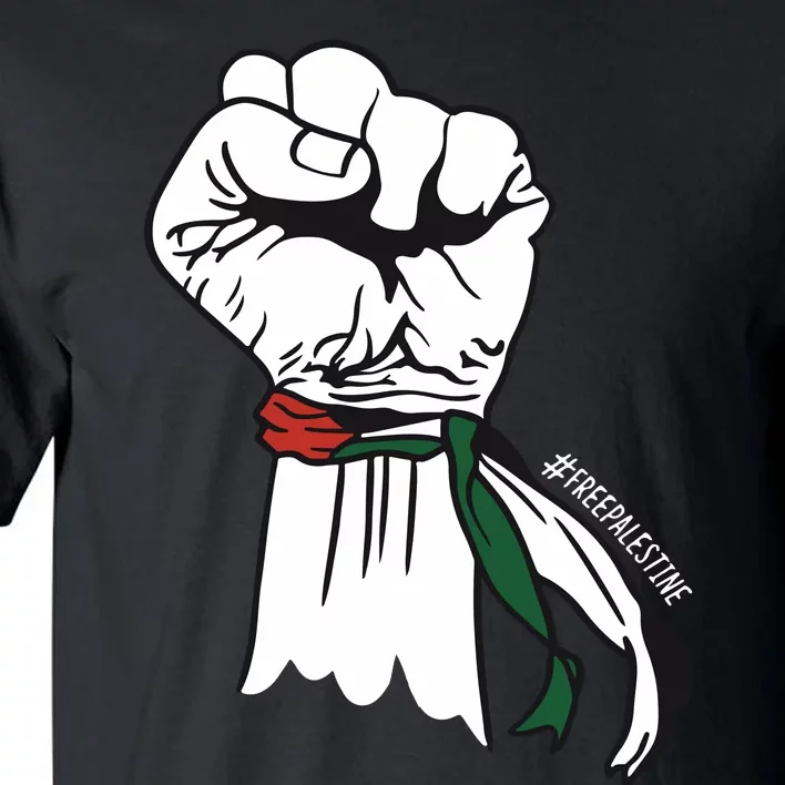 Palestine Flag Punch Freedom Palestine Flag Punch Tall T-Shirt