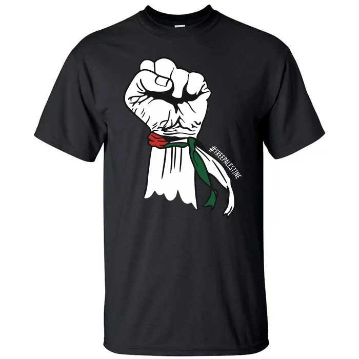 Palestine Flag Punch Freedom Palestine Flag Punch Tall T-Shirt