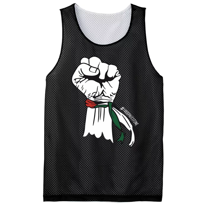 Palestine Flag Punch Freedom Palestine Flag Punch Mesh Reversible Basketball Jersey Tank