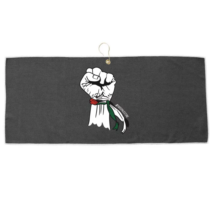 Palestine Flag Punch Freedom Palestine Flag Punch Large Microfiber Waffle Golf Towel