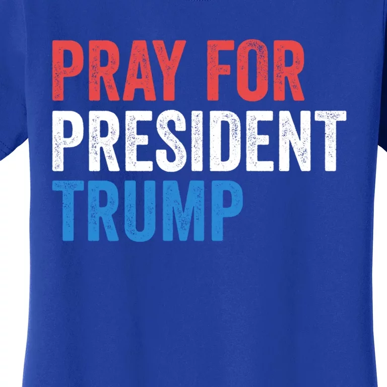 Pray For President Trump Get Well Soon Potus And Flotus Great Gift Women's T-Shirt