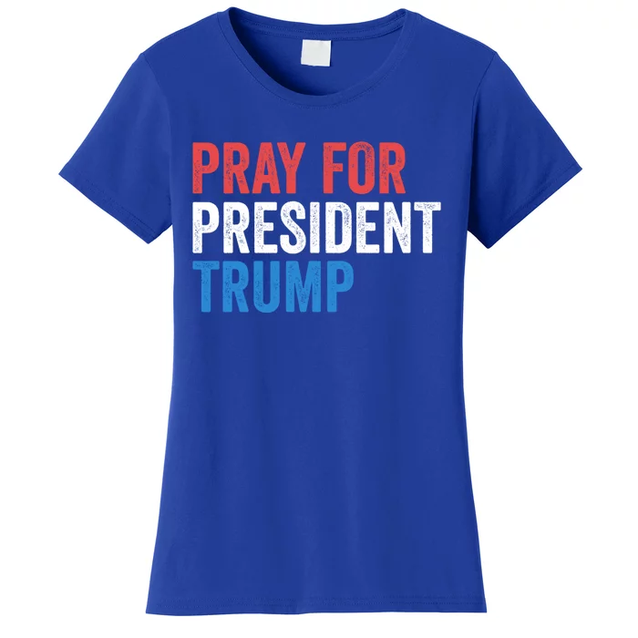 Pray For President Trump Get Well Soon Potus And Flotus Great Gift Women's T-Shirt