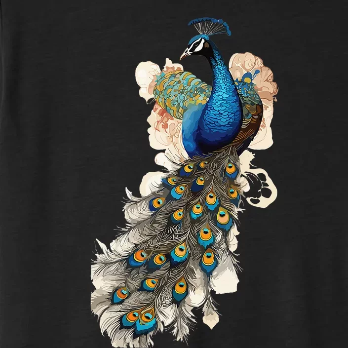 Peacock Feather Peahen Bird Animal Peacocks Lover ChromaSoft Performance T-Shirt