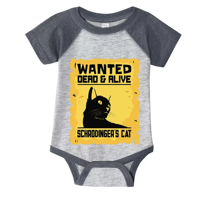 Physicist Funny Physics Student Schrodingers Cat Infant Baby Jersey Bodysuit