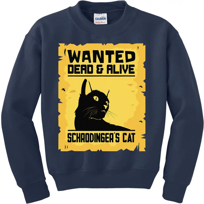 Physicist Funny Physics Student Schrodingers Cat Kids Sweatshirt